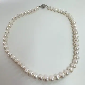 담수 진주 목걸이 약 46cm