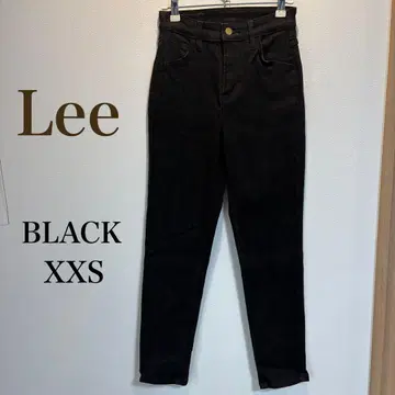 새상품급 [ Lee ] 블랙 데님 팬츠 XXS 블랙 익명 배송