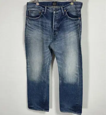 phigvel 데님 302 적미 버튼 플라이 아메카지 바이커