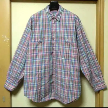파파스 빈티지 Papas 멀티 컬러 체크 셔츠