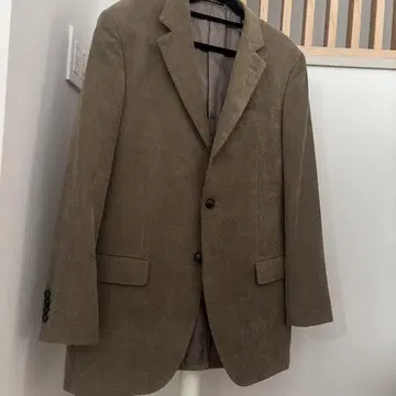 FARRUCA 베이지 코듀로이 테일러드 자켓 거의 미사용