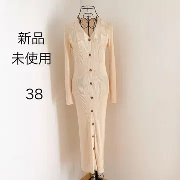 l'epicerie 미사용 새상품 레스피리 가디건 롱 베이지