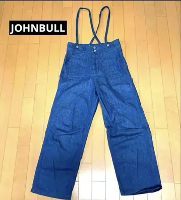 새상품급 젬블 JOHNBULL 살로펫 서스펜더 달린 바지 하의