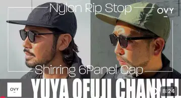 OVY Nylon Rip Stop Shirring 6Panel Cap