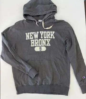 Champion 그레이 후디 X-LARGE 후드티