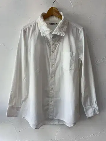 FUNSET OF ART 팬세트 화이트 셔츠 M 몇 회 착용 자수