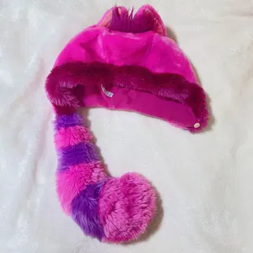 단종품 도쿄 디즈니 리조트 체셔 고양이 팬캡 머플러 58cm