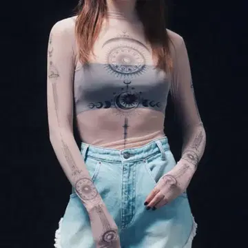 MELT THE LADY horoscope tattoo tops