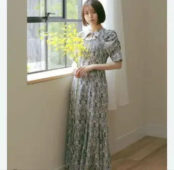 AnMILLE 프론트 리본 머메이드 원피스