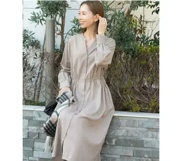 URBAN RESEARCH ROSSO 긴팔 원피스 모카