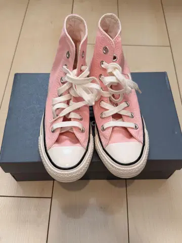 [ 새상품급 ] 컨버스 핑크 하이컷 스니커즈 23.5cm