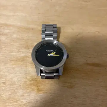 NIXON 아날로그 손목시계 블랙/실버