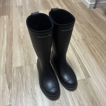 새상품급! MACKINTOSH 블랙 롱 부츠