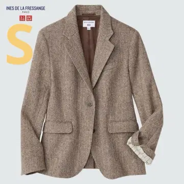 유니클로 INES DE LA FRESSANGE 트위드 테일러드 자켓