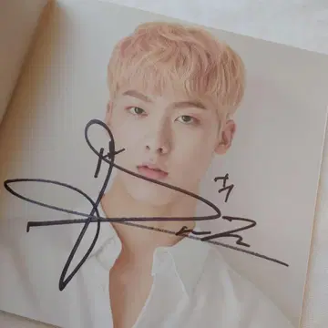 ASTRO 아스트로 윤산하 라키 직필 사인 DREAM SANHA