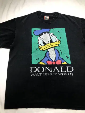 도널드 덕 T셔츠 WALT DISNEY WORLD 빈티지