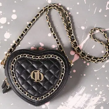 Darich 하트 모티브 미니 백 BLACK