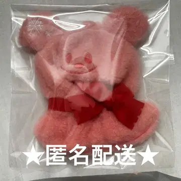 유니베어시티 시크릿 판초 눈사람 레드 빨간색