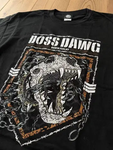 데이비드 핀레이 BOSS DAWG 티셔츠 DAVID FINLAY 블랙