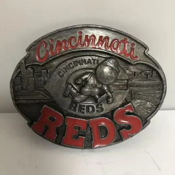 MLB 신시내티 레즈 한정판 1만개 벨트 버클 REDS 빈티지