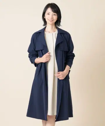 ICB 온워드 네이비 트렌치코트