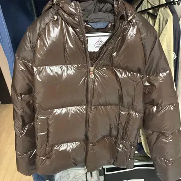 PYRENEX VINTAGE 브라운 다운 자켓