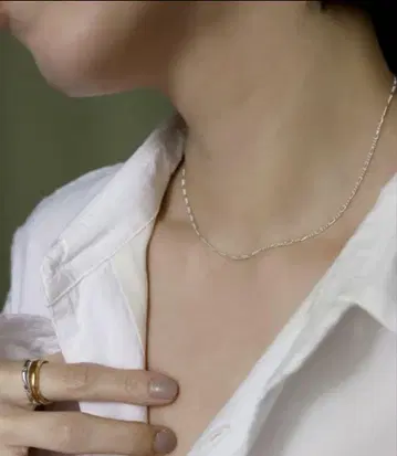 TEN. 피가로 체인 목걸이 38cm