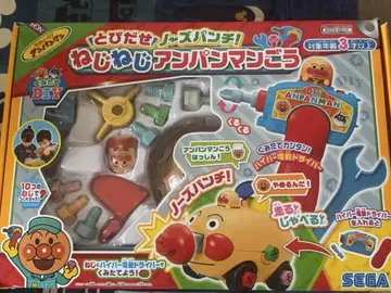 호빵맨 완구 DIY 세트 나사나사 호빵맨 고 노즈 펀치