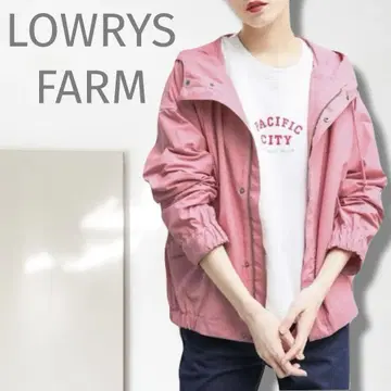 k [로리즈팜] 마운틴 후드티/새상품급 겉옷 핑크 가벼운 인기