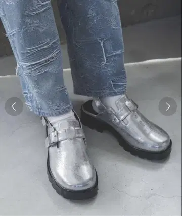 지나시스 인조 가죽 클로그 샌들 M 사이즈