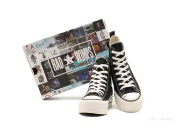 CONVERSE RADWIMPS 콜라보 스니커즈 블랙