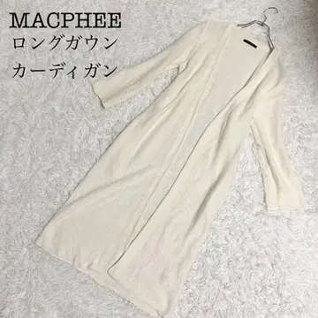 [ 새상품급 ] MACPHEE 롱 가디건 긴팔 린넨 니트