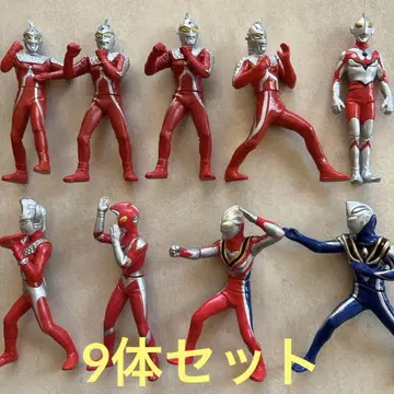 [ 피규어 ] 울트라맨 울트라 세븐 타로 소프트 비닐 9체 세트