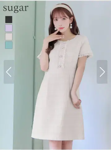 긴자 쿠튀르 화이트 A라인 드레스