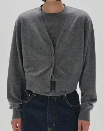 TODAYFUL 2set Useful Knit 그레이
