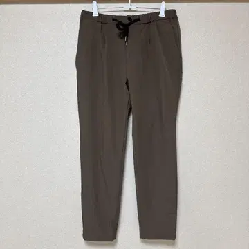 뷰티&유스 스트레치 이지 팬츠 브라운 L 사이즈