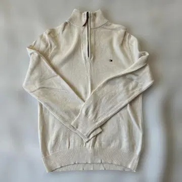 TOMMY HILFIGER 하프 지퍼 니트 S
