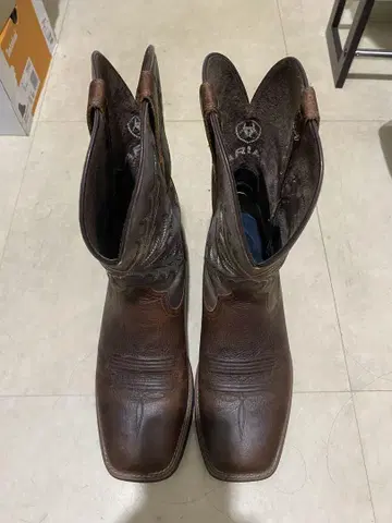 [희소 사이즈] ARIAT 웨스턴 부츠 브라운 10.5EE