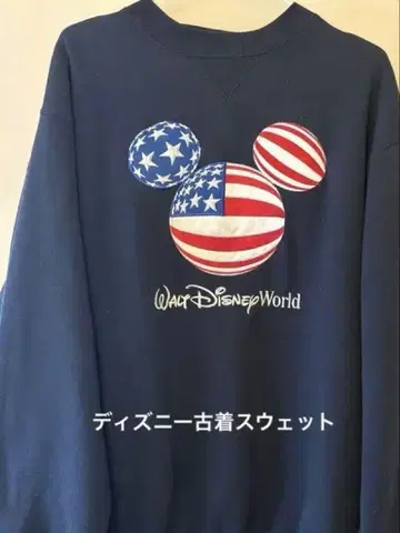구제 의류 Walt Disney World 미키 맨투맨