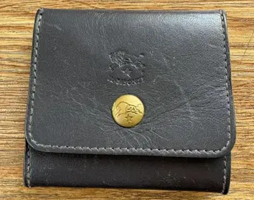 일비종떼 가죽 코인 케이스 다크 그레이