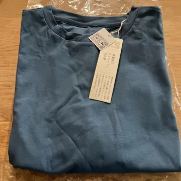 나카가와 마사시치 상점 강연면 풀오버 스카이블루 T셔츠 새상품