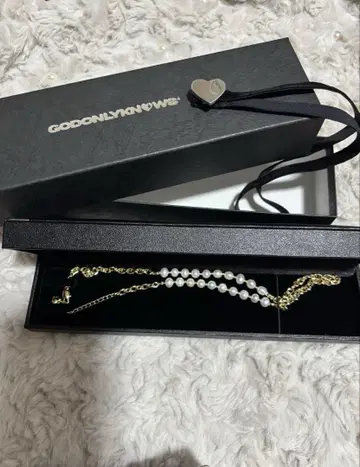 이와타 타카노리 GODONLYKNOWS 펄 목걸이 [ GOLD ]