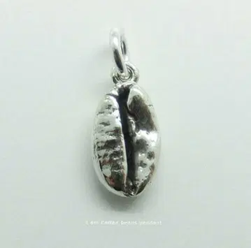 리얼 커피콩 펜던트 실버 925