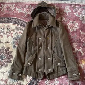 헤이세이 PPFM 나폴레옹 자켓 코트 후드 부착 올리브 그린 S