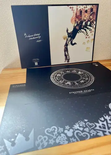 스퀘니 카페 킹덤하츠 런치 매트 15주년 15th