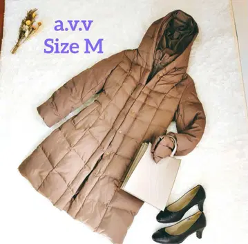 a.v.v 다운 자켓 아우터 롱다운 M