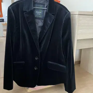 KEITH 다크 네이비 비로드 자켓