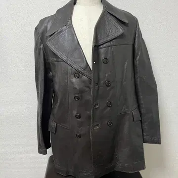 브루멜 가죽 라이더스 롱 자켓 LL