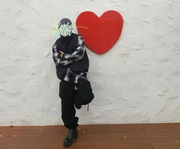 GU 블랙 XL 다운 베스트