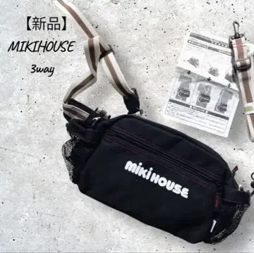 MIKIHOUSE 3way 바디백 숄더백 백팩 블랙